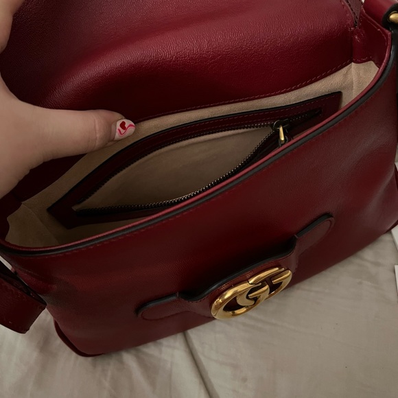 NWT red Gucci Marmont Crossbody leather messenger bag - Picture 10 of 16